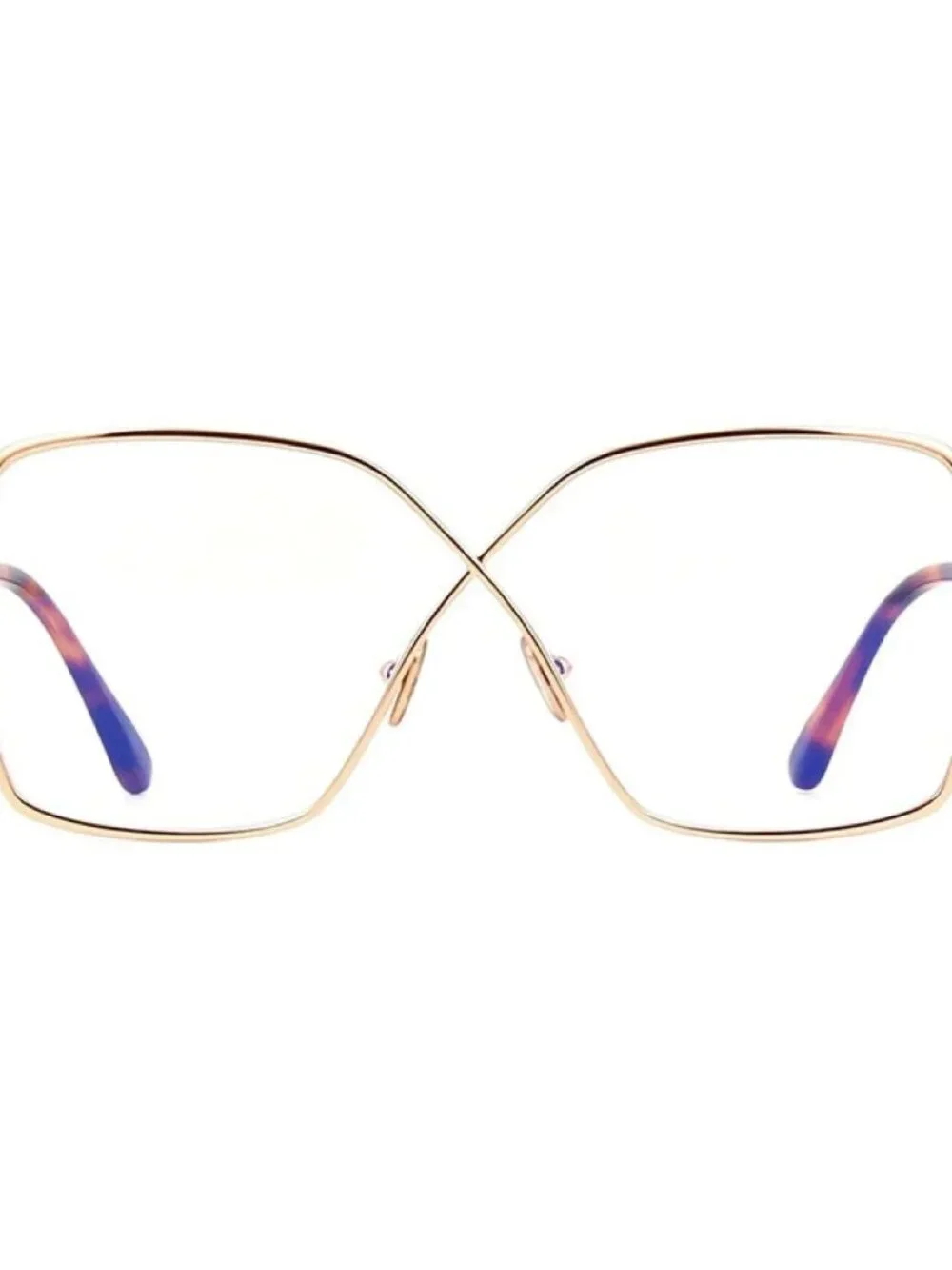 NEW Tom Ford TF5841-B 028 Rose Gold Blue Light Block Eyeglasses 59-10-135